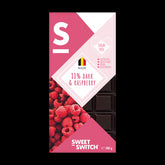 Chocolat amer 88% aux framboises sans sucre ajouté 100g SWEET SWITCH
